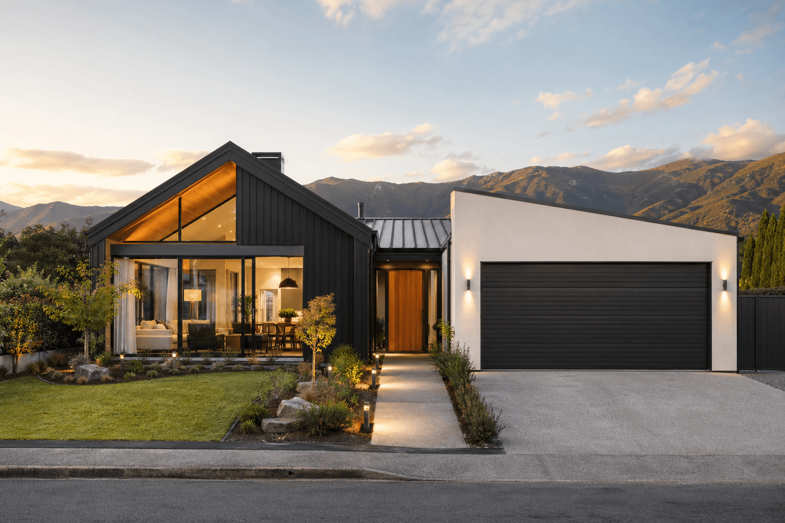A contemporary Nelson and Tasman home photographed for a listing campaign.